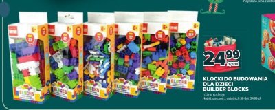 Klocki do budowania dla dzieci Builder Blocks promocja w Stokrotka