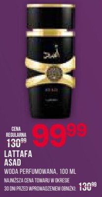 Perfumy LATTAFA ASAD woda perfumowana promocja w Drogerie Natura