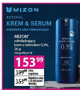 Krem do twarzy z retinolem 0.3 % Mizon promocja