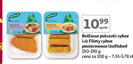 Paluszki ro艣linne rybne Unfished promocja