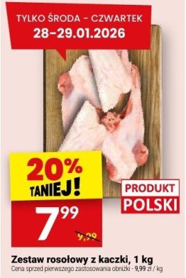 Zestaw rosołowy z kaczki, 1 kg promocja w Twój Market