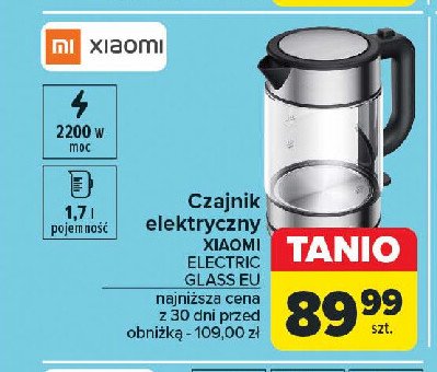 Czajnik glass kettle eu Xiaomi promocja