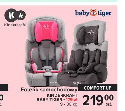 Fotelik samochodowy comfort Baby tiger promocja