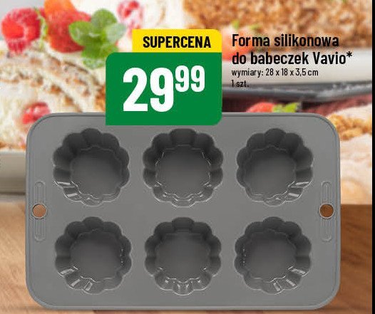 Forma silikonowa do babeczek Vavio promocja