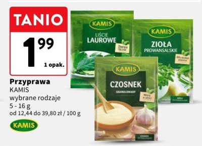 Przyprawa KAMIS promocja w Intermarche