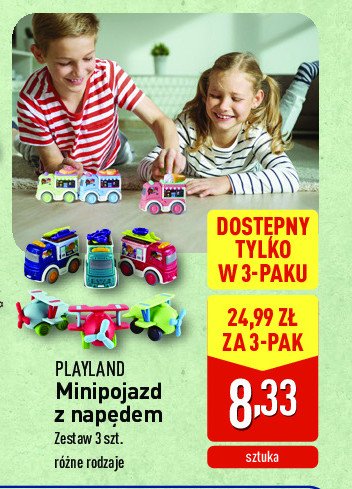 Minipojazd z napędem Playland promocja w Aldi
