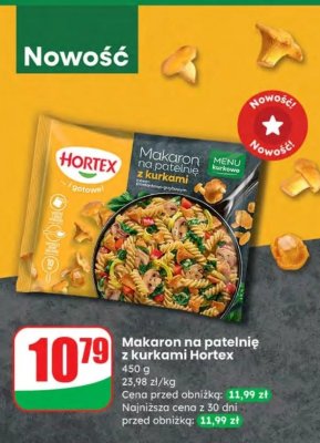 Makaron na patelnię z kurkami  promocja w Dino