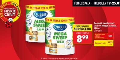 Ręcznik papierowy Auchan promocja w Biedronka