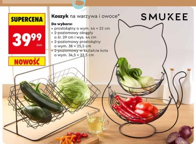 Koszyk na warzywa i owoce Smukee promocja w Biedronka