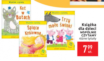 Współnie czytamy - trzy małe świnki promocja