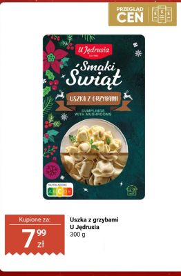 Uszka z grzybami promocja w Biedronka