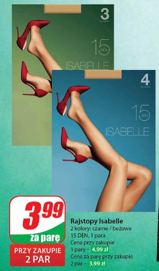 Rajstopy isabelle 15den 3 promocja