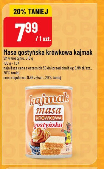 Masa kr贸wkowa kajmak Gosty艅 promocja