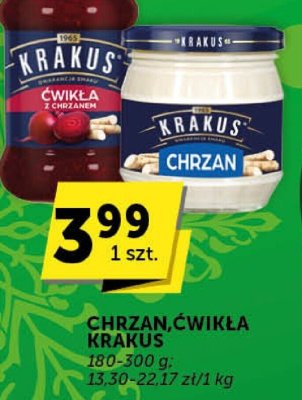 Chrzan, Ćwikła Krakus promocja w Euro Sklep