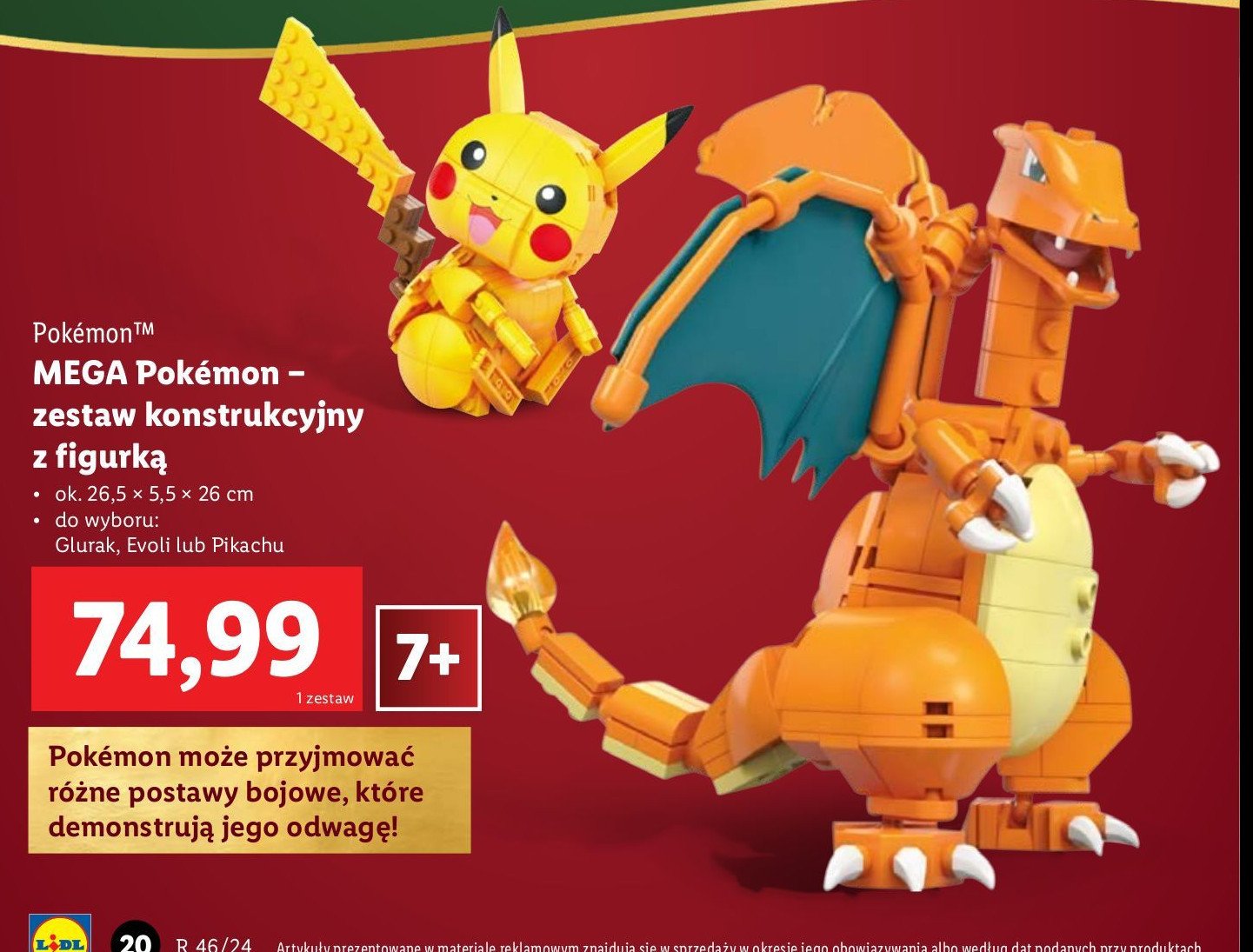 Klocki konstrukcyjne pokemon evoli promocja