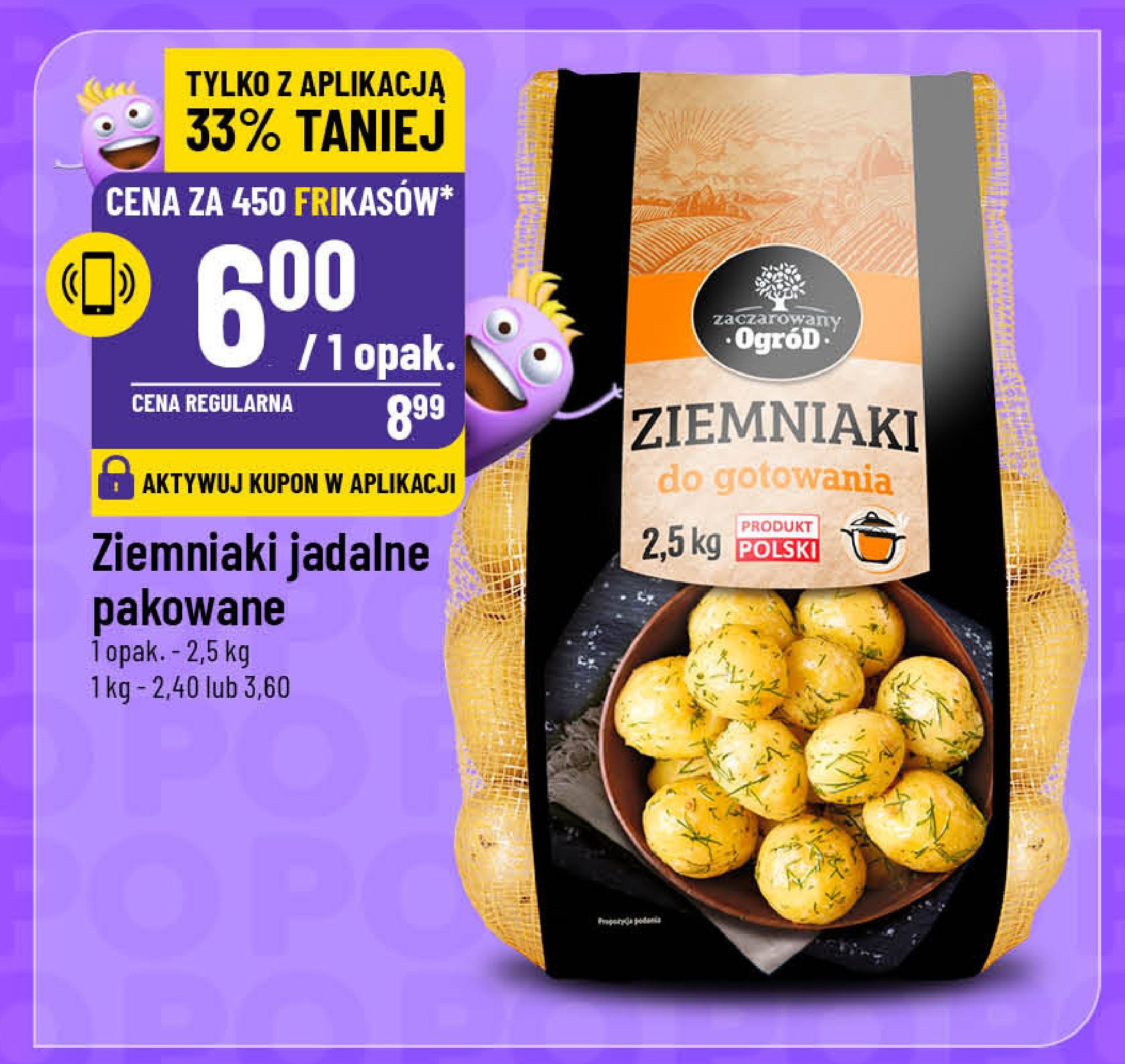 Ziemniaki Zaczarowany ogród promocja w POLOmarket