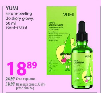 Serum oczyszczające Yumi cosmetics promocja w Hebe