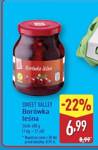 Borówka leśna Sweet valley promocja w Aldi