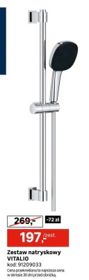Zestaw natryskowy VITALIO promocja w Leroy Merlin