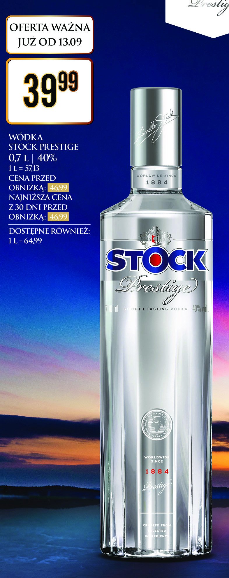 Wódka Stock prestige promocja