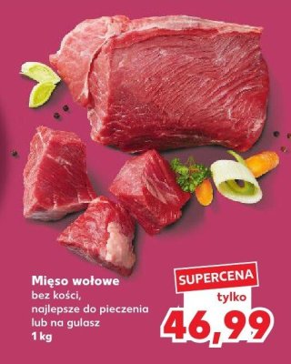 Mięso wołowe bez kości promocja w Kaufland