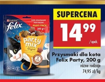 Karma dla kot贸w original mix Purina felix party mix promocja