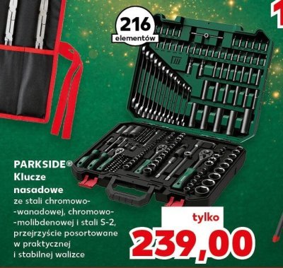 Klucze nasadowe PARKSIDE promocja w Kaufland