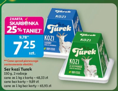 Ser kozi Turek promocja w Auchan