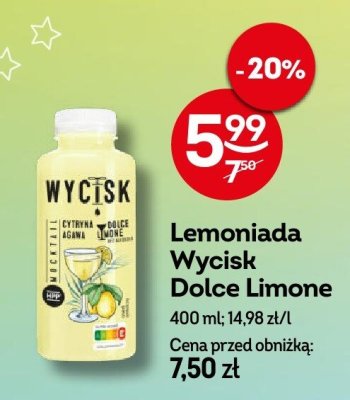 Lemoniada Wycisk Dolce Limone promocja w Żabka