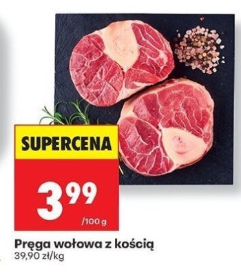 Pręga wołowa z kością promocja w Biedronka