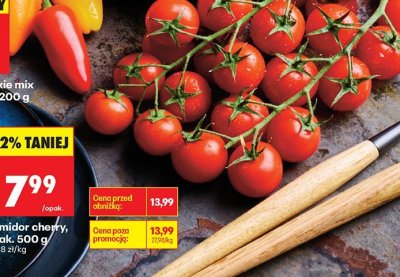 Pomidor cherry, opak. 500 g promocja w Biedronka
