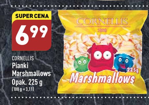Pianki marshmallows Cornellis promocja