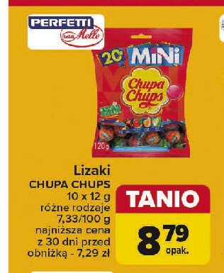 Lizaki z witaminą c Chupa chups mini promocja