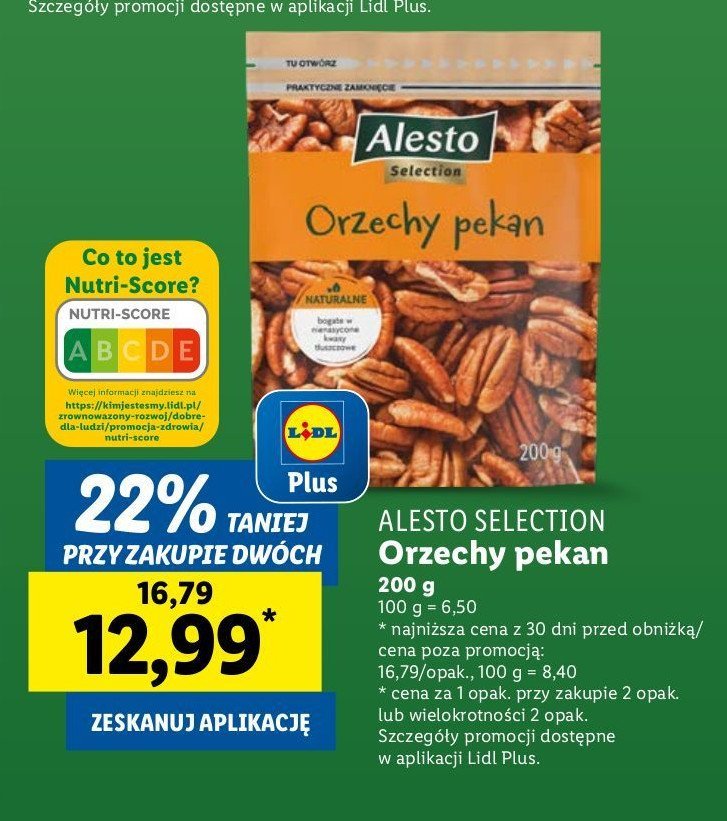 Orzechy pekan Alesto promocja