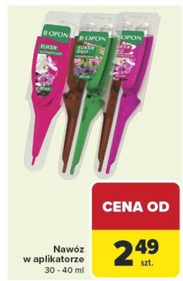 Nawóz w aplikatorze 30-40 ml promocja w Carrefour