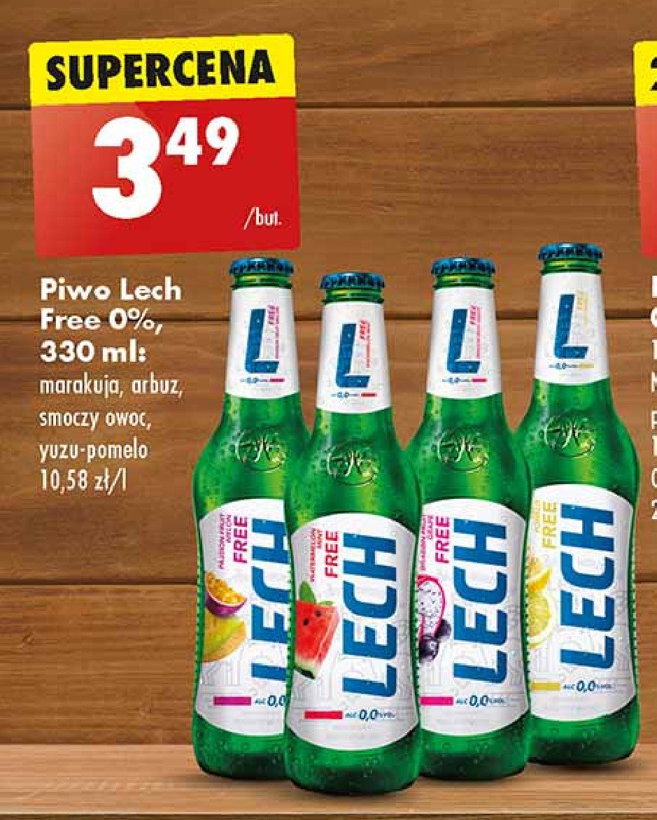 Piwo Lech free yuzu i pomelo promocja
