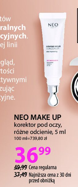 Korektor do twarzy spf10 Neo make up promocja w Hebe