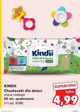 Chusteczki wilgotne natural balance Cleanic kindii promocja