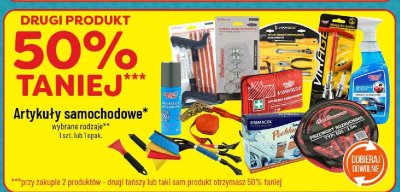 Artykuły samochodowe wybrane rodzaje promocja w POLOmarket