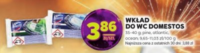 Wkład do WC Domestos 55-40 g promocja w Stokrotka