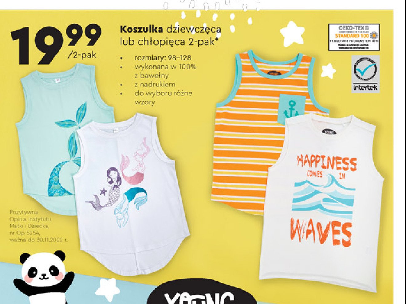 Koszulki dziewcz臋ce 98-128 Youngstyle promocja