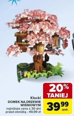 Klocki DOMEK NA DRZEWIE WIŚNIOWYM promocja w Carrefour Market