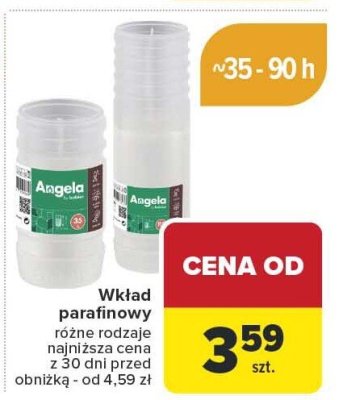 Wkład parafinowy Carrefour promocja
