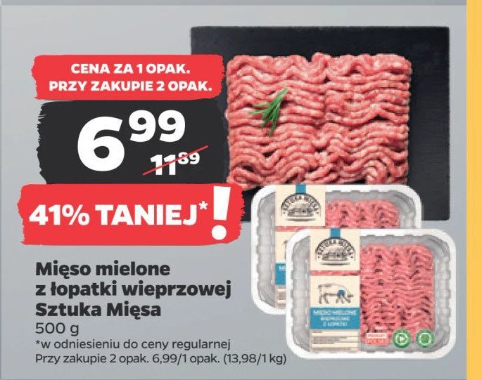 Mięso mielone z łopatki promocja