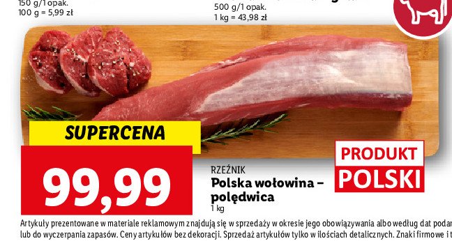 Wieprzowina polska - polędwiczka Rzeźnik codzienna dostawa promocja