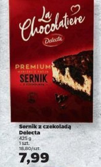 Sernik z czekolad膮 Delecta la chocolatiere promocja