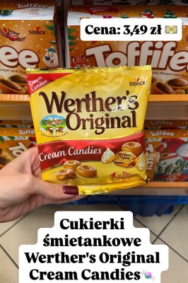Cukierki śmietankowe Werther's original promocja w Dino