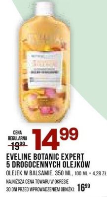 Żel Eveline Botanic Expert 5 drożdżowych olejków regenerujący o zapachu, 350 ml promocja w Drogerie Natura