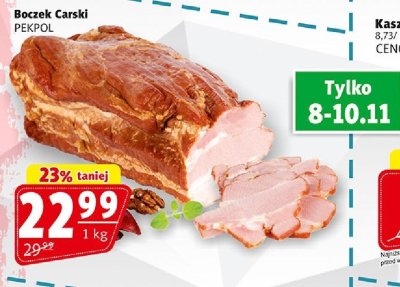 Boczek Carski PEKPOL promocja w Prim Market