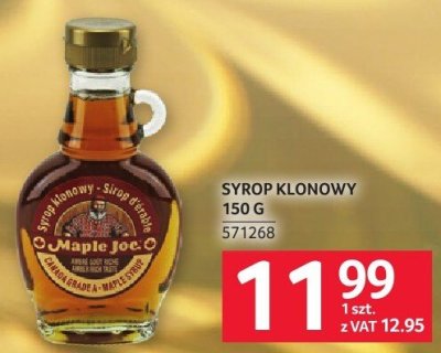 Syrop klonowy 150 g promocja w Selgros